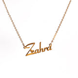 Name Necklace with Hearts